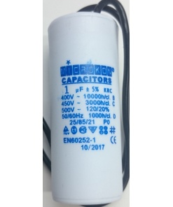 Microkon 1 mf Plastik Tüp Kondansatör 400-450 V