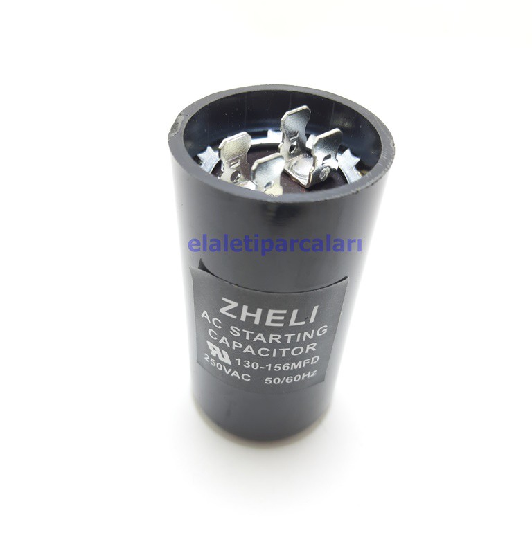 Zheli 130-156 MF İlk Hareket Kondansatör Kapasitör 250 V
