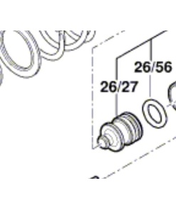 Bosch GBH 18V-26 F Vurucu Parça (1600A00733)