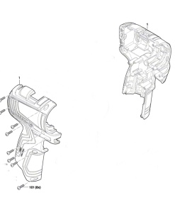 Bosch GSR 12V-35 FC Gövde (1600A013ZK)