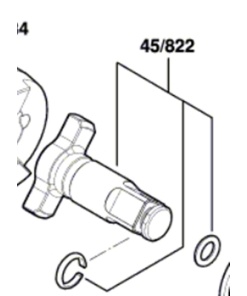 Bosch GDS 250-LI Debriyaj Parçası (1 600 A01 4Z3)