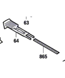 Bosch GHO 12V-20 Çift Yönlü Planya Bıçağı (1 600 A01 953)