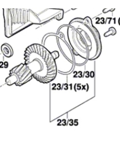 Bosch GKT 18V-52 GC Ara Dişli (1600A0213M)