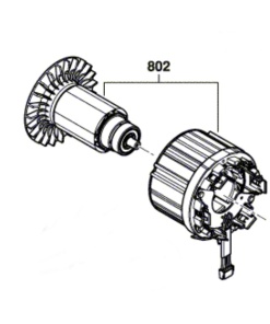 Bosch GSB 18V-150 C Fırçasız DC Motor(1600A024CL)