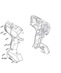 Bosch GDS 18V-400 Gövde (1600A024SC)
