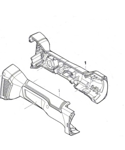 Bosch GGS 18V-23 PLC Motor Gövdesi (16051082EL)