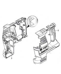 Bosch GBH 36 VF-LI Plus Gövde Kapağı (16051082G8)