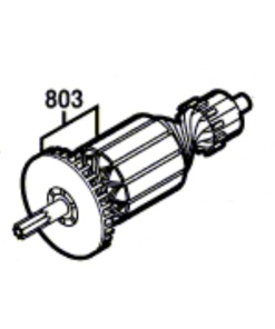 Bosch GKS 24 V Endüvi Rotor Kollektör (1607000731)