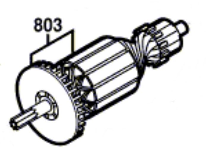 Bosch GKS 24 V Endüvi Rotor Kollektör (1607000731)
