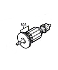 Bosch GKS 18 V Endüvi Rotor Kollektör (1607000A60)