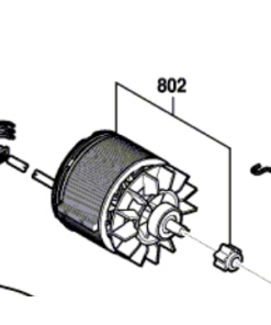 Bosch GOP 12V-28 Elektrik Motoru (1 607 000 CK9)