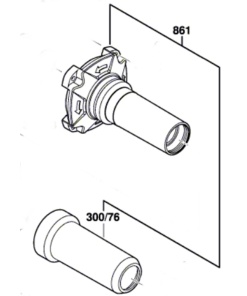 Bosch GGS 18V-23 LC Mil Gövdesi (1 607 000 D77)
