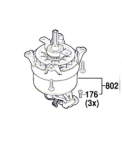 Bosch GBH 18V-36 C Doğru Akım Motoru (1607000DL7)