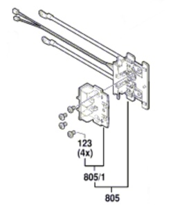 Bosch GBH 18V-45 C Kontak Tutucu (1607000DN6)