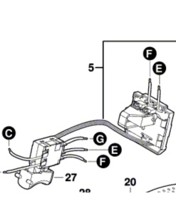 Bosch GHO 14,4 V-LI Elektronik Modül (1607233413)