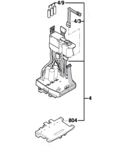 Bosch GSR 18V-60 C Elektronik Modül (1 607 233 5D9)