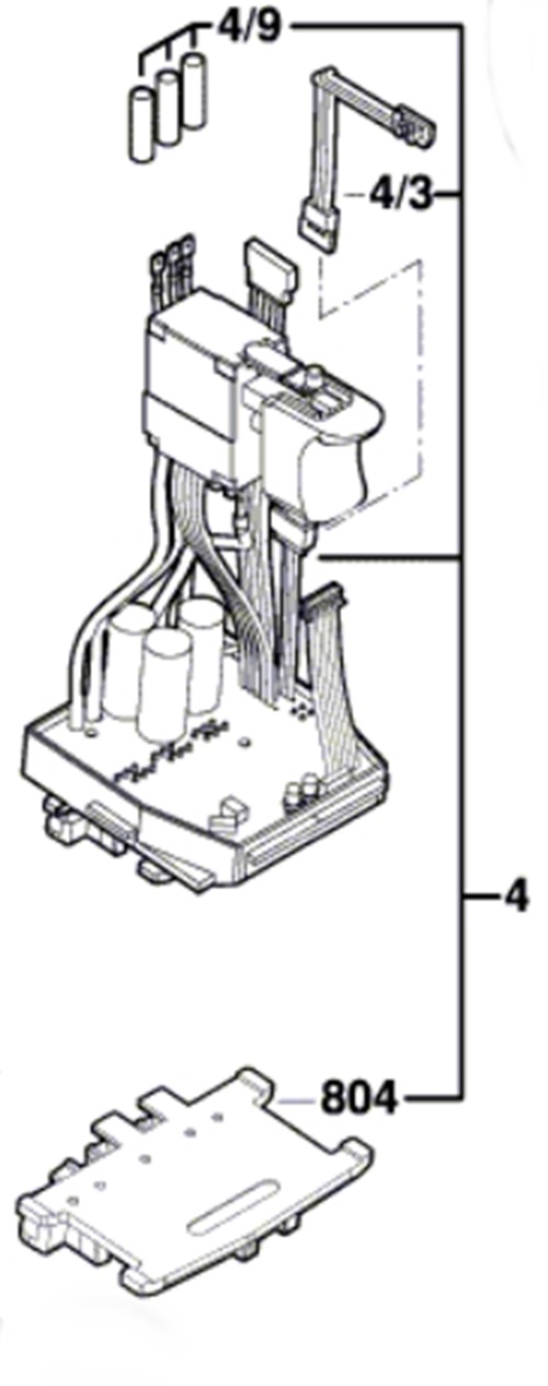 Bosch GSB 18V-60 C Elektronik Modül (1 607 233 5D9)