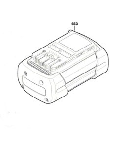 Bosch GBH 36 VF-LI Plus Kartuş Akü KR 36V 6.0Ah (1607A3504S)