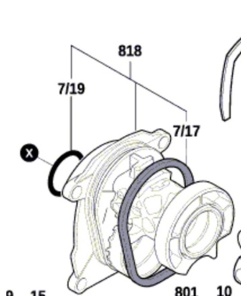 Bosch GBH 18V-20 Ara Flanş (1619P09616)