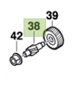 Bosch GKS 12V-26 Şanzıman Mili (1619P10735)