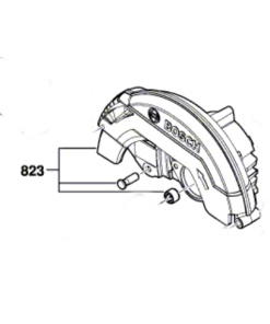 Bosch GKS 18V-57 G Koruyucu Kapak Üst Parçası (1 619 P11 904)
