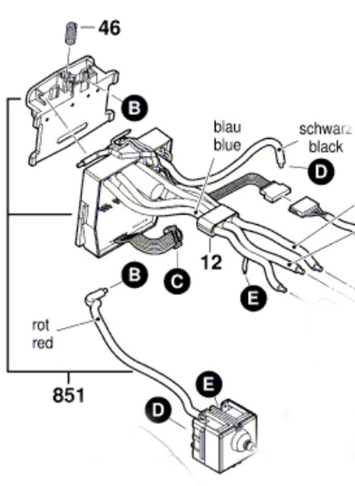 Bosch GWS 18V-10 P Elektronik Modül (1619P15493)