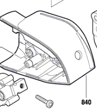 Bosch GUS 10,8 V-LI Gövde Kapağı (1 619 PA2 333)