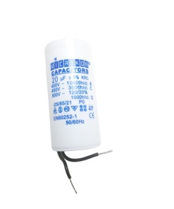 Microkon 20 mf Plastik Tüp Kondansatör 400-450 V (Daimi)