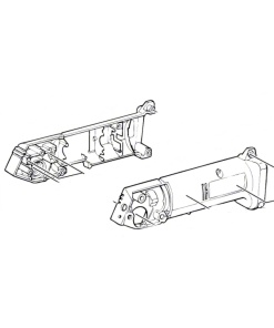 Bosch GUS 9,6 V Gövde Kapağı (2605104227)