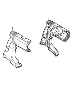 Bosch GSR 12 VPE-2 Gövde Kapağı (2605104587)