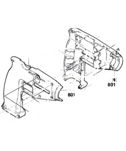 Bosch GBM 12 VES Gövde Kapağı (2605104776)