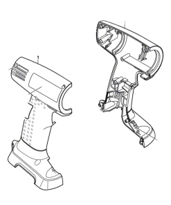 Bosch GSR 14,4 V Motor Gövdesi (2605105003)