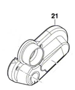 Bosch GHO 14,4 V-LI Kayış Muhafazası (2 605 500 209)