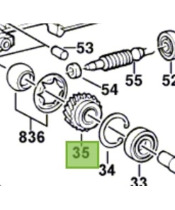 Bosch GUS 9,6 V Alın Dişlisi Z33 (2606329001)