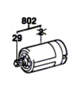 Bosch GSC 9,6 V Dc Motor (2607022834)