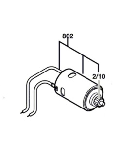 Bosch GSB 14,4 Dc Motor (2607022887)