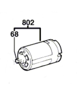 Bosch GUS 9,6 V Doğru Akım Motoru (2607022924)