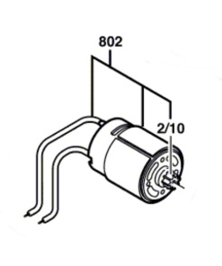 Bosch GSR 12 VPE-2 Doğru Akım Motoru (2607022964)