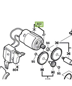 Bosch GSR 12 VET Doğru Akım Motoru 12V (2607022972)