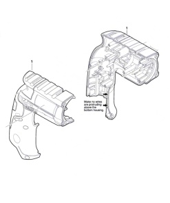 Bosch GSR 10,8 V-EC TE Gövde (2609101480)