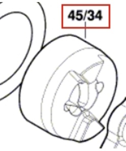 Bosch GDS 250-LI Vurucu Parça (2609111555)