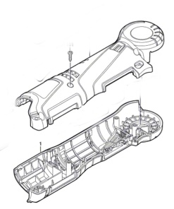 Bosch GWI 10,8 V-LI Gövde (2609199130)