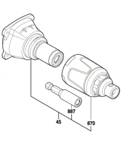 Bosch GSR 18 V-EC TE Şanzıman Ünitesi (2609199482)