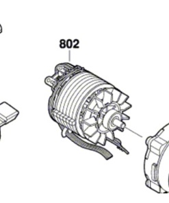 Bosch GDR 10,8 V-EC Fırçasız DC Motor (2609199661)