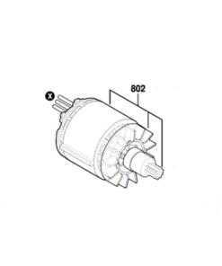 Bosch GSR 10,8 V-EC TE Dc Motor (2609199809)