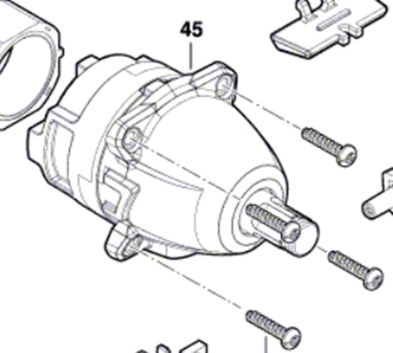 Bosch GDS 250-LI Şanzıman Kasası (2609199838)
