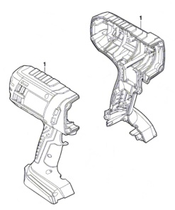Bosch GDS 18 V-LI HT Gövde Takımı (2610008197)