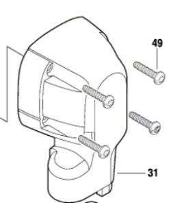 Bosch GSC 10,8 V-LI İçin Dişli Kutusu (3 605 106 107)