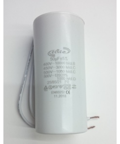50 Mf Kondansatör 400-450 V Plastik Kablolu