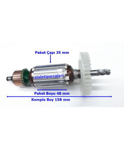 Aeg Tipi Kh 24 Endüvi Rotor Kollektör